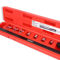 DNA MOTORING sockets and crowfoot wrenches for versatile belt maintenance.