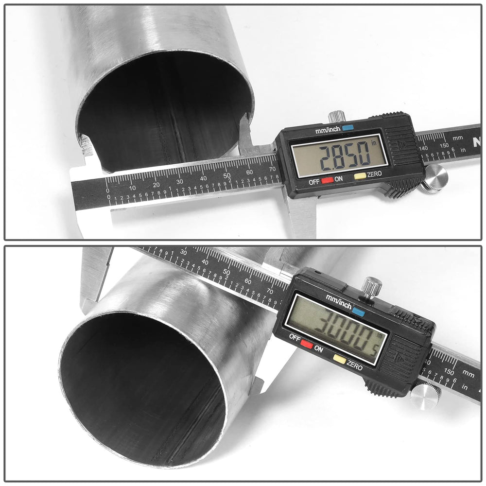 DNA MOTORING ZTL-30SS stainless assembly showing durable mandrel bends