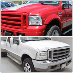 DNA MOTORING headlamps OE replacement, direct fit for 05-07 F-series trucks