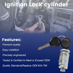Dngbymx ignition switch lock cylinder installed easily with no tools