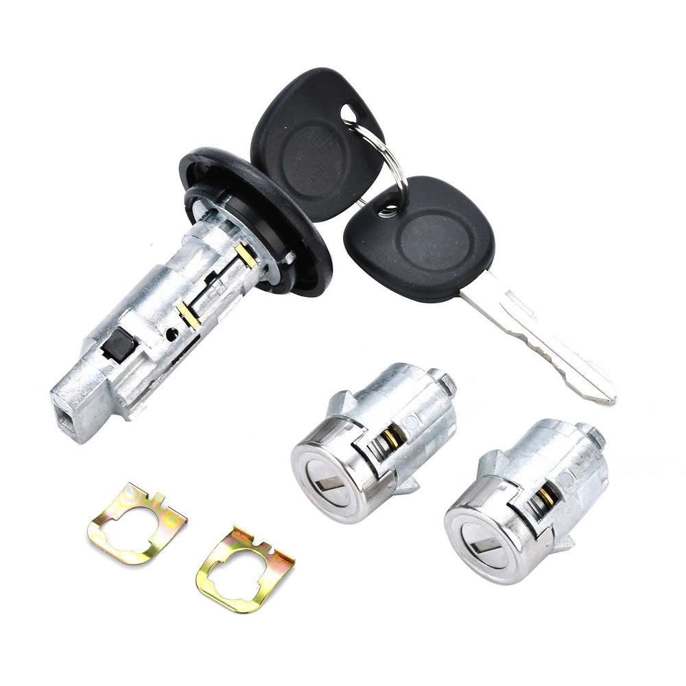 Dngbymx ignition switch lock cylinder pair – front view for quick replacement