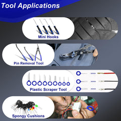 Doaho stereo removal tools simplify radio and CD player extraction with precision.