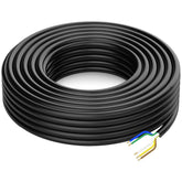 DOAUTO 50-foot heavy-duty 14/4 trailer wiring cord with color-coded conductors.