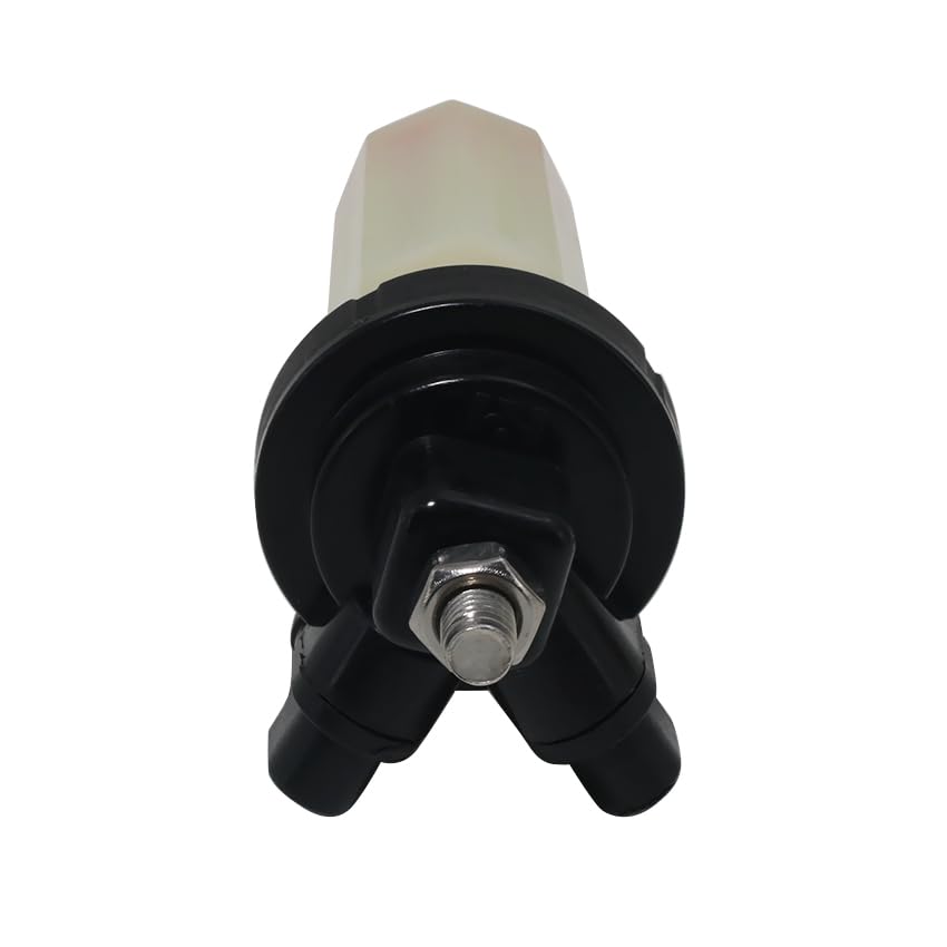 Dobest outboard fuel filter connection image suggests secure attachment to Yamaha models.