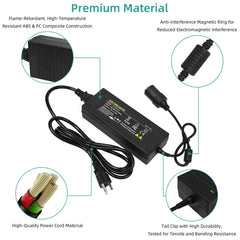 DOBVDLA 12V 15A power supply side view showing robust build for vehicles