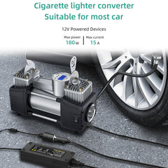 DOBVDLA stable output connector demonstrating reliable 12V DC power