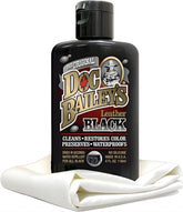 Doc Baileys bottle-dye-application for deep black color with lasting protection.