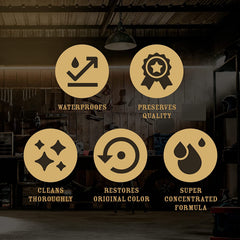 Doc Baileys kit-components includes sponge applicator and buffing cloth for easy use.