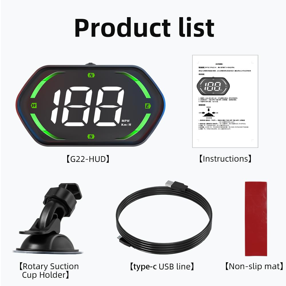 Docbraces HUD compact design saves dashboard space