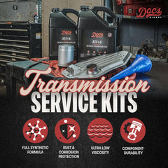 Doc's Auto Parts diesel ATF 4 service kit box ready for maintenance.