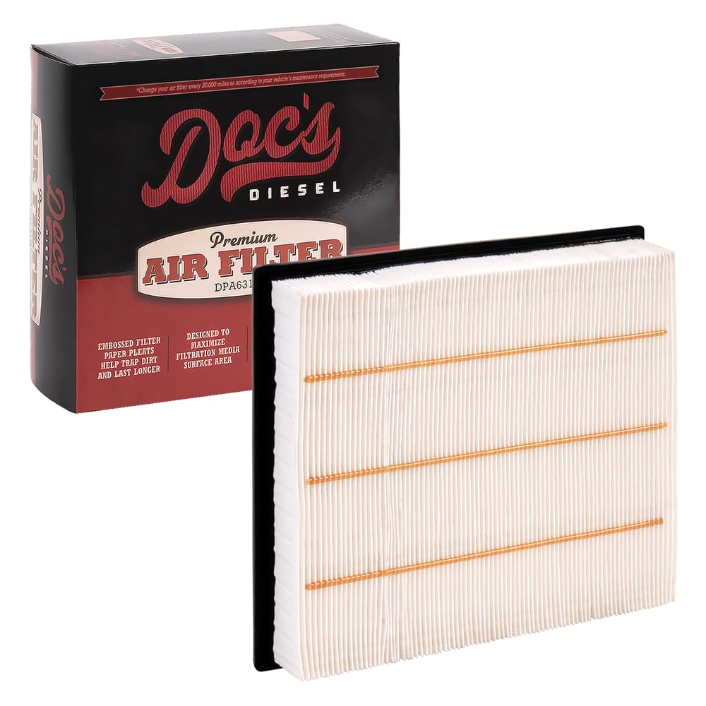 Doc's Auto Parts DPA5512 front view diesel air filter