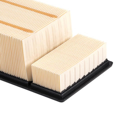 Dust-holding capacity highlight for high-dust environments