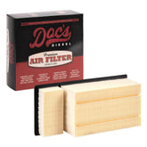 Doc's Auto Parts DPA6109 air filter close-up protects the engine from dust