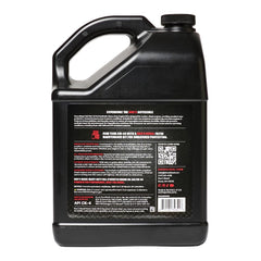 Doc's Diesel 5W-40 bottle back showing API CJ-4/CK-4 compatibility.