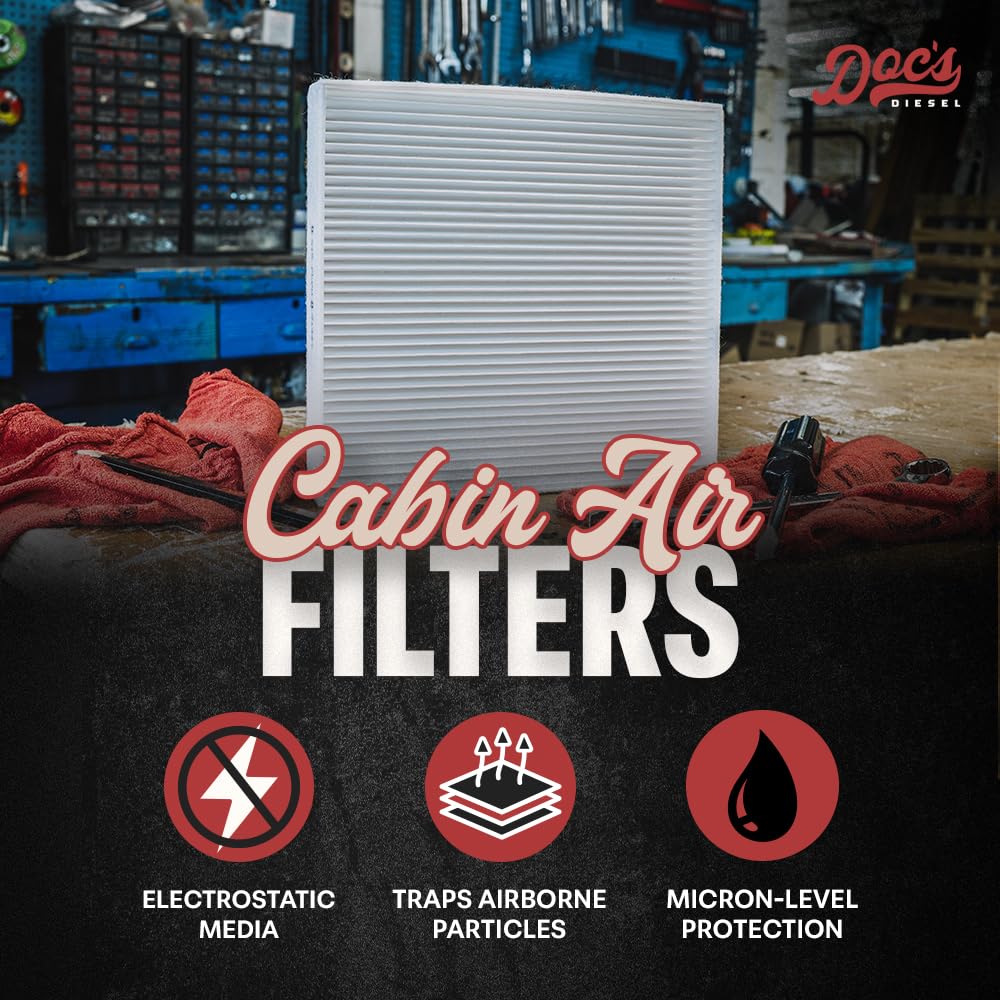 Doc's Diesel D3977 filter behind the glove box awaiting install