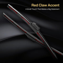 DOG TAIL extreme-weather ready wipers keep windshield clear in storms.