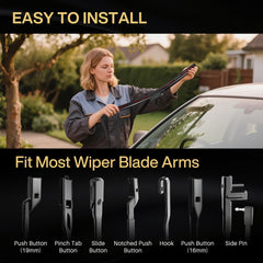 DOG TAIL seven adapters simplify installation on many arms.