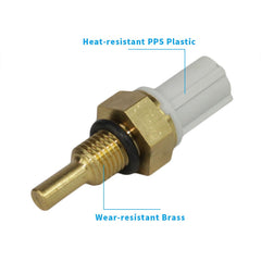 DOICOO coolant temperature sensor in Honda CR-V engine bay, maintains accurate readings.