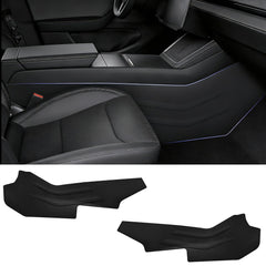 Doietc Tesla Model Y Juniper carbon fiber texture close-up adds premium interior appeal.
