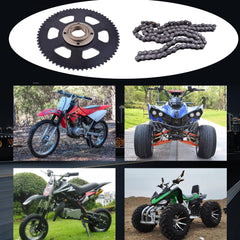 Doinal alloy sprocket construction with robust design.