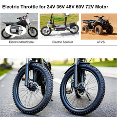 Doinal universal throttle weather-resistant housing withstands outdoor use.
