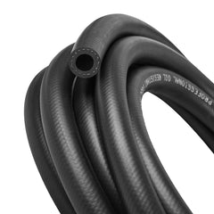 Dojobkinb fuel line 3/8 ID closeup shows durable NBR for high-temp automotive use.