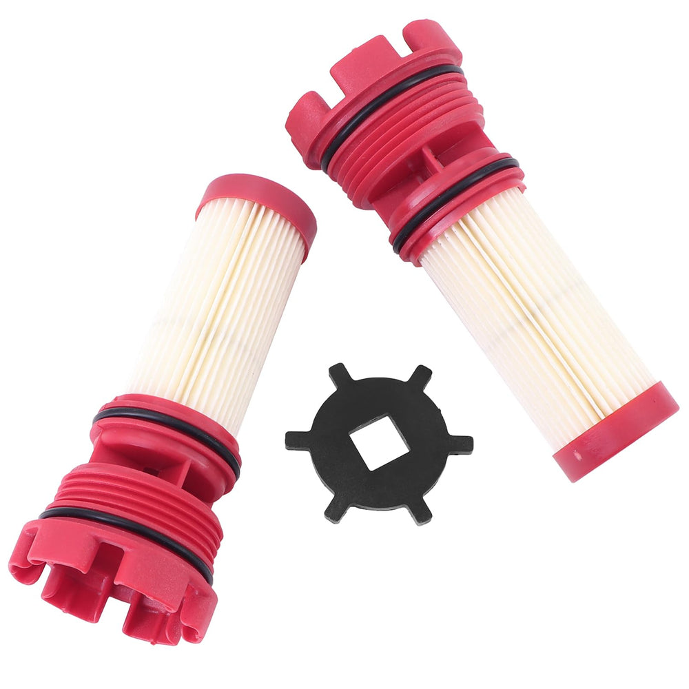 Dokili fuel filter pack contents: two filters and a removal tool