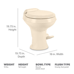Dometic 300-series bone seat offers residential comfort