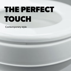 Dometic 300-series white finish suits residential-style RV bathrooms.