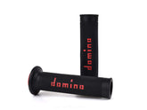 Domino 1295346 knobs front view shows black/red racing grip