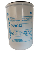 Donaldson P550943 filter installed in GMC 6.2L demonstrates proper fit and easy replacement.