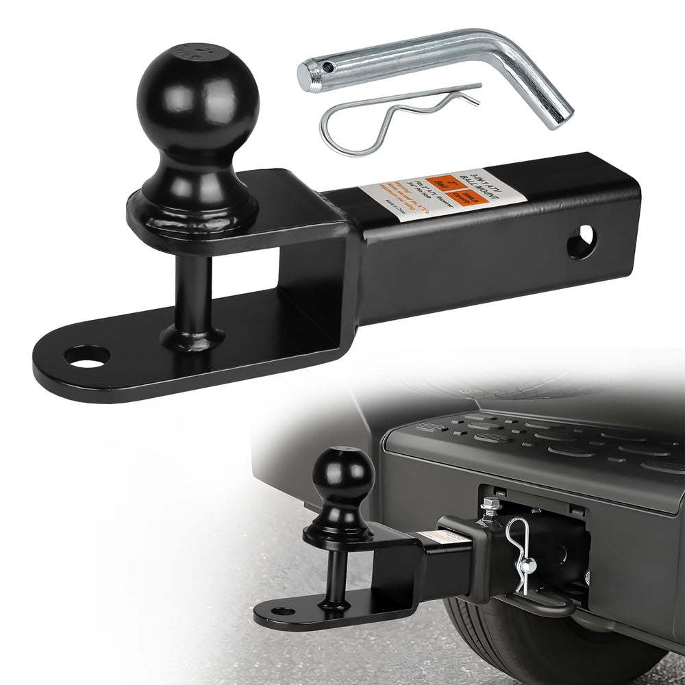 Donext ATV/UTV trailer hitch with 2-inch ball for versatile towing.