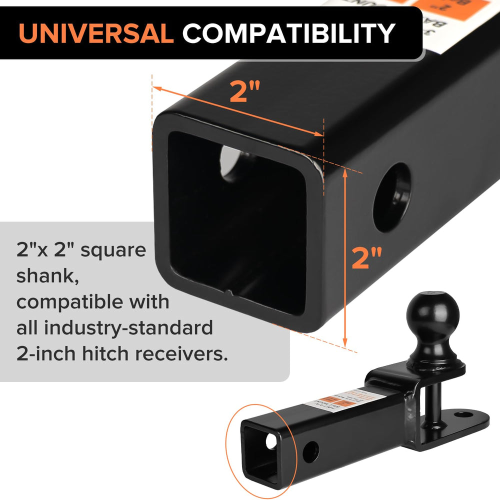 Donext durable black powder-coated finish resists weathering and wear.