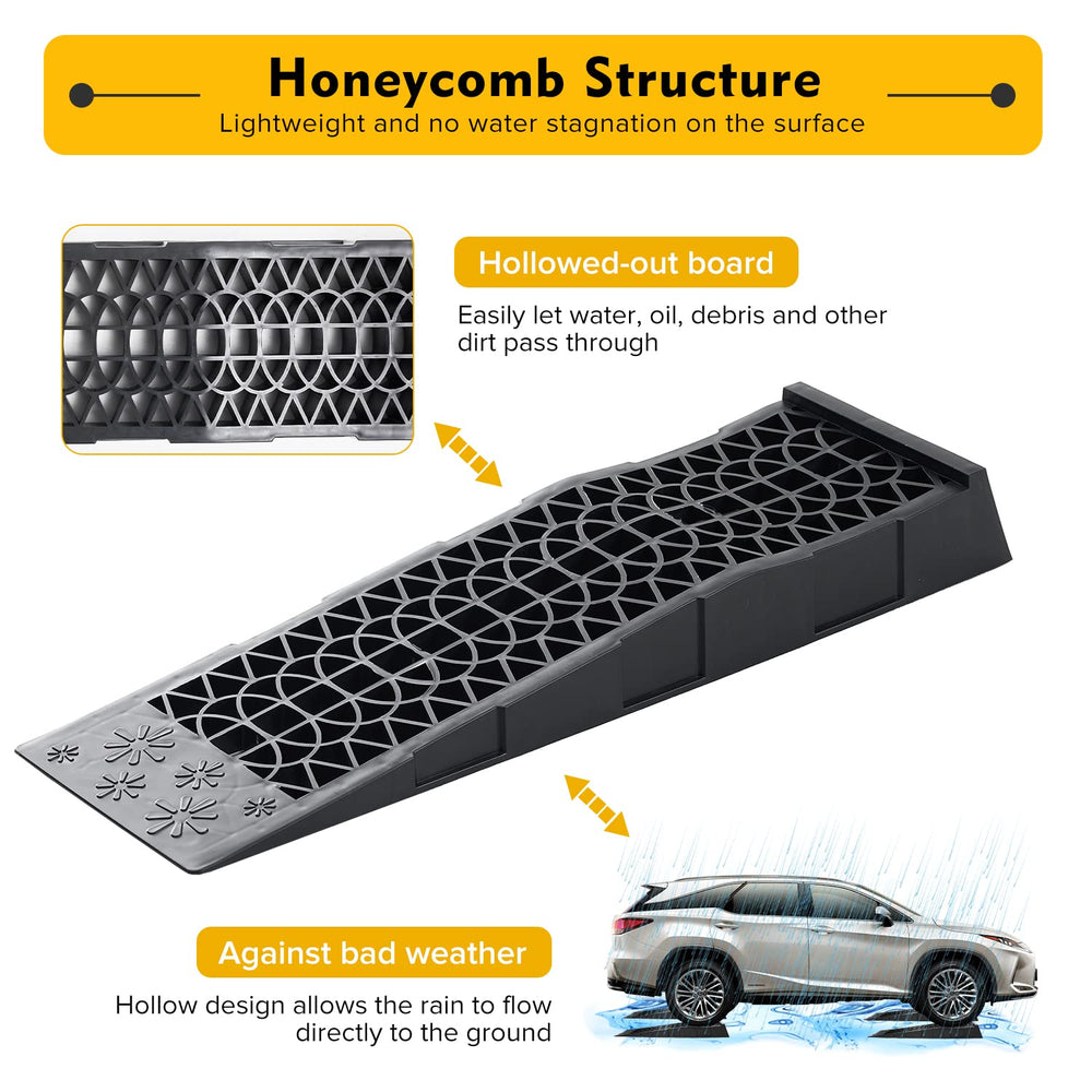 Donext 3-ton capacity ramps crafted from durable PP material.