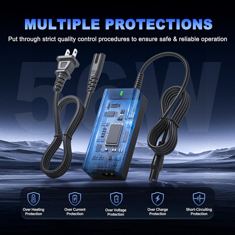 DONGNI safety mechanisms protect against overcharge and overheating.