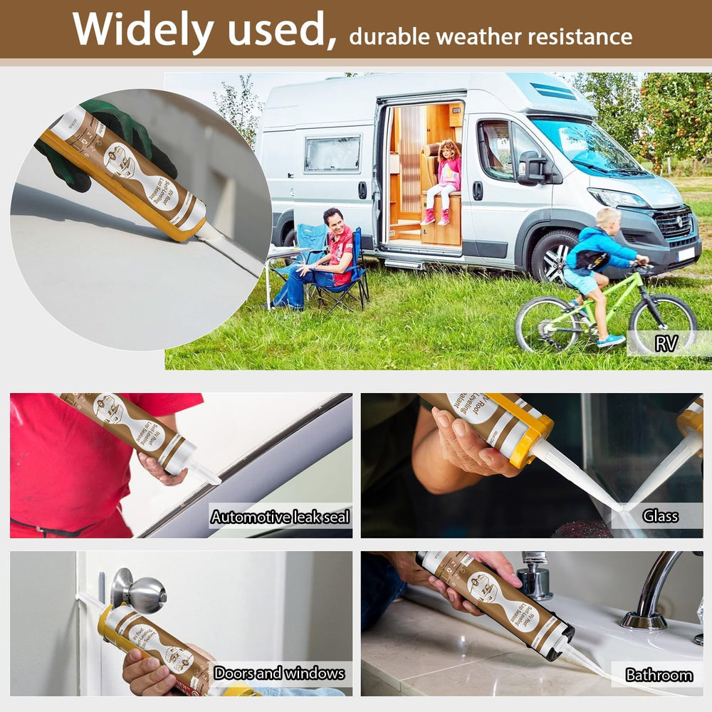 Dongxw all-weather performance sealant maintains flexibility from -40°F to 200°F.