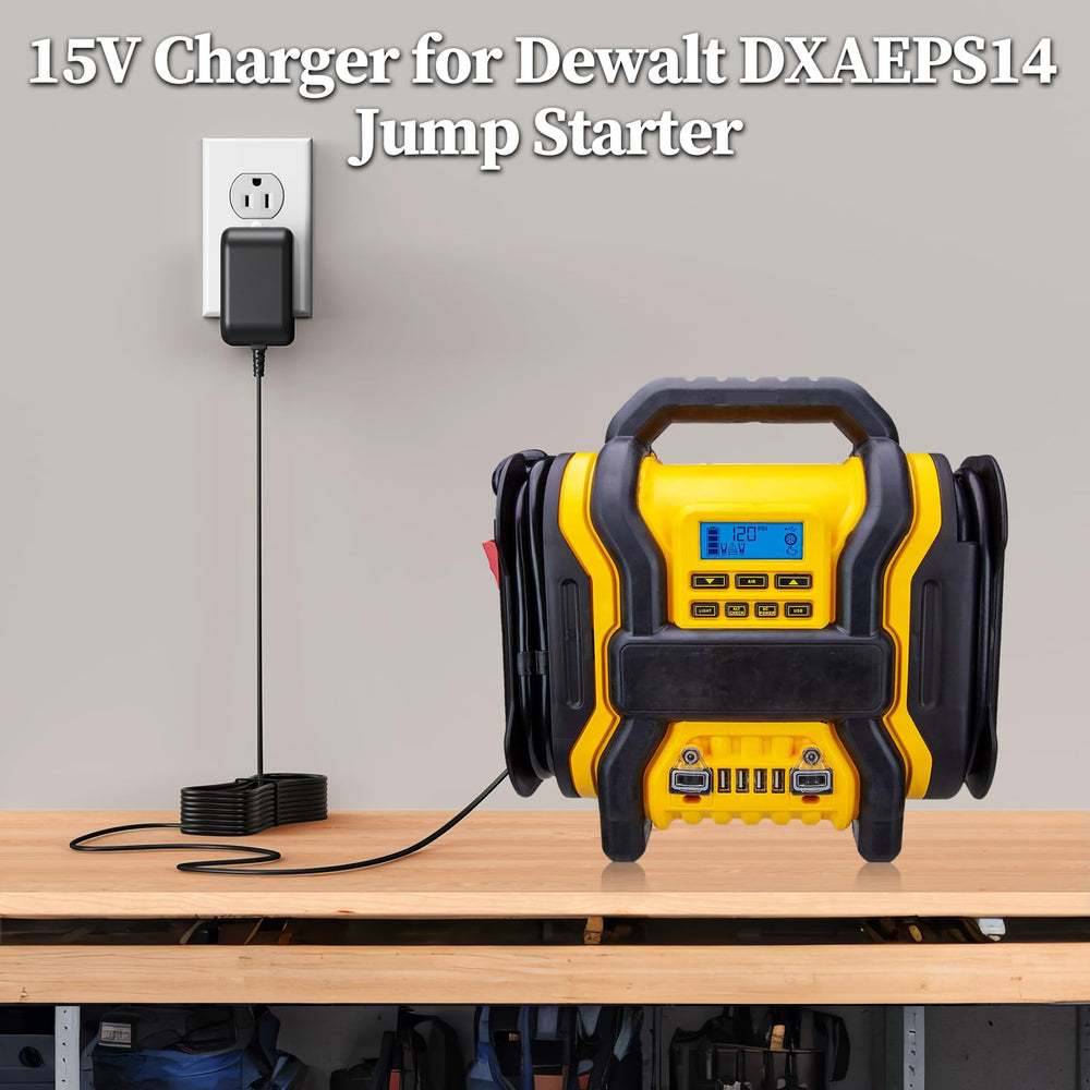 DONYOIE replacement charger cord for Dewalt DXAEPS14CA with rugged connector.