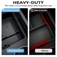 DooGooCoo center console custom fit aligns with Tesla interiors