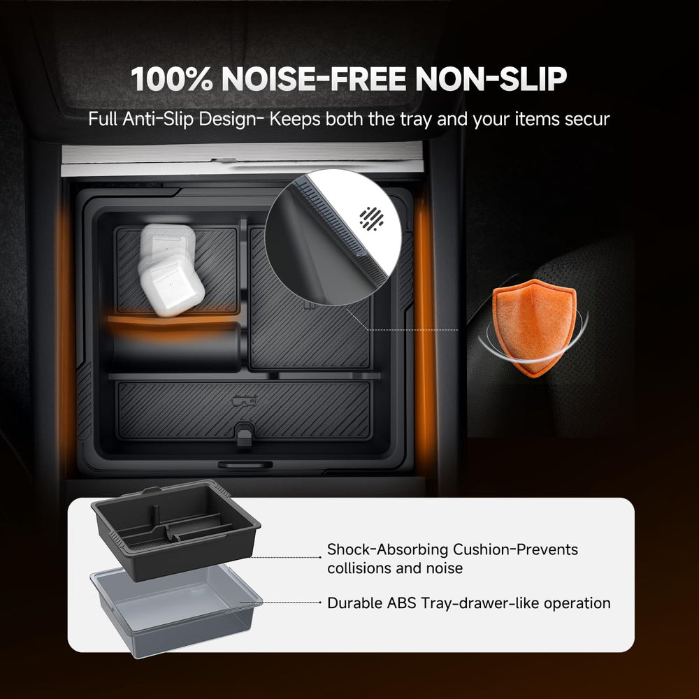DooGooCoo center console slim profile fits compact interiors