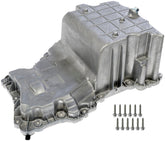 Dorman 264-791 engine oil pan in rugged diecast aluminum boosts heat resistance for Ford F-150