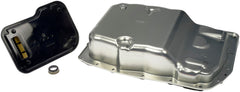 Dorman 265-582 transmission oil pan with drain plug for cleaner service and controlled fluid removal