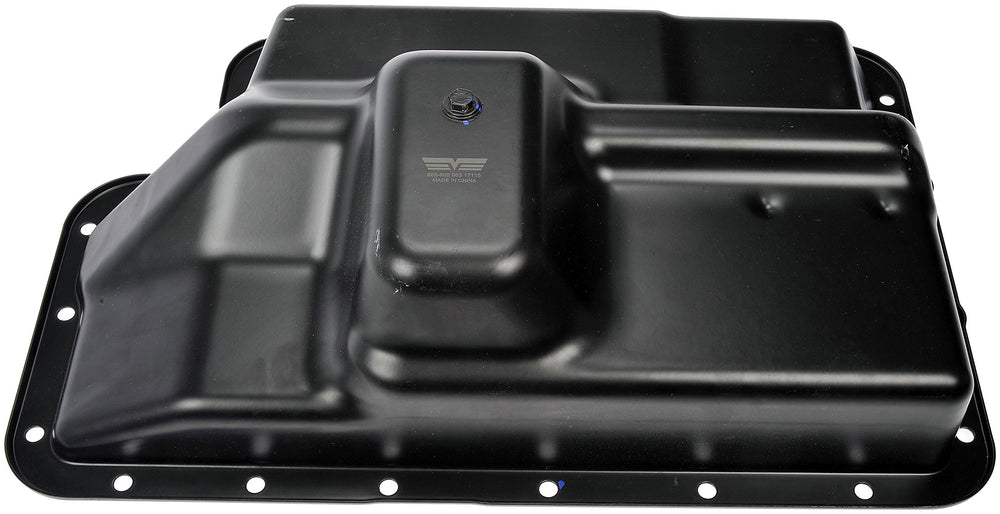 Dorman 265-805 transmission oil pan close-up of gasket area for a precise seal.