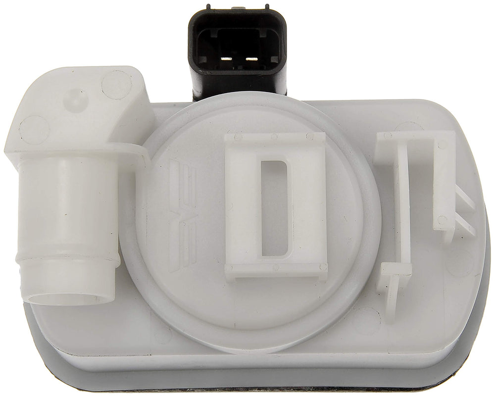 Dorman 310-233 evaporative pump close-up label highlights durable materials for longevity.