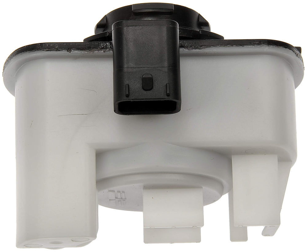 Dorman 310-233 evaporative pump side-view shows compact design for easy under-hood install.