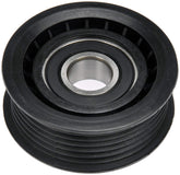Dorman 419-649 idler pulley front view showing durable belt support.