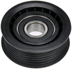 Dorman 419-649 idler pulley front view showing durable belt support.
