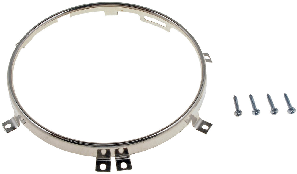 Dorman 42408 round headlamp retaining ring for a 7 inch headlight, secure fit and reliable operation