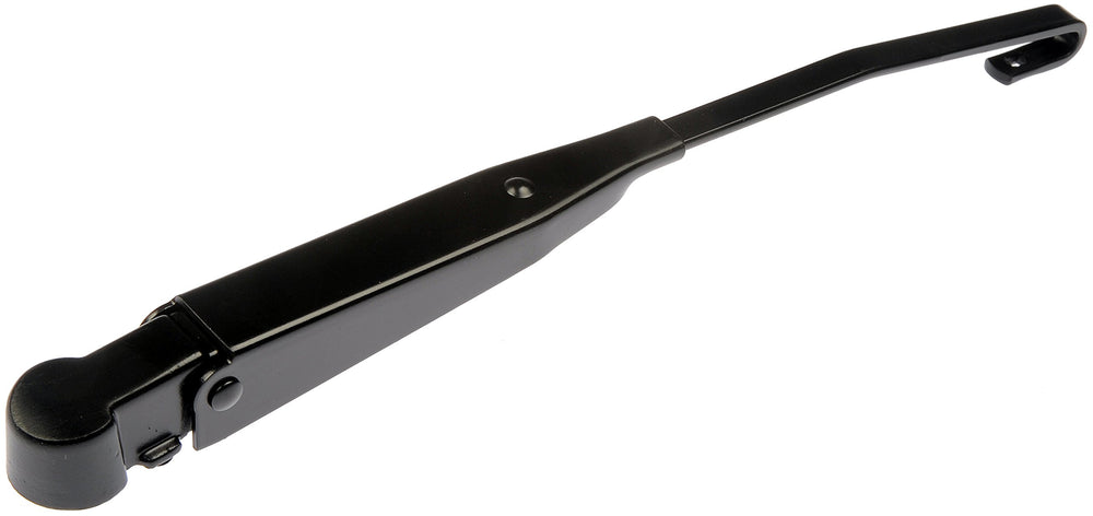 Dorman 42536 rear wiper arm back view highlights durable steel construction for lasting use