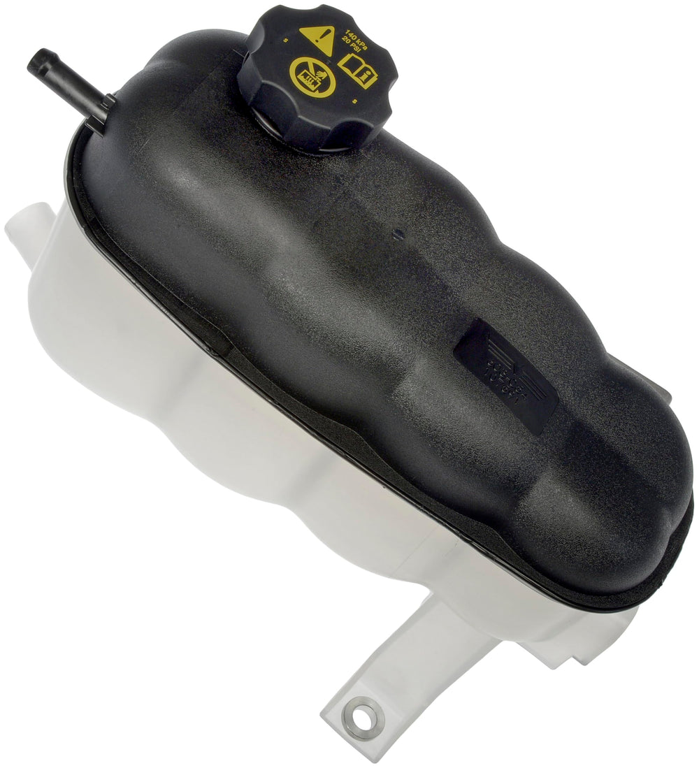Dorman 603-054 front pressurized coolant reservoir in vehicle engine bay
