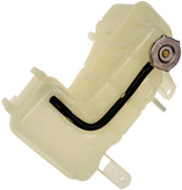 Dorman 603-056 front pressurized coolant reservoir in the engine bay for Chrysler and Dodge vehicles.